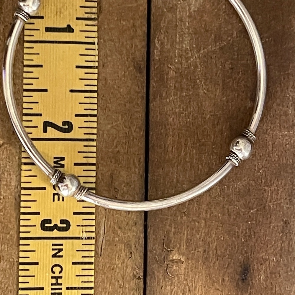 Three Silver Bracelets - image 3
